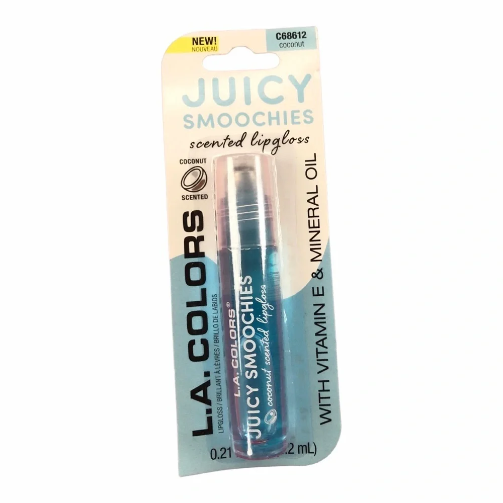 3pk flavored vitamin E lipgloss strawberry grape coconut orange watermelon‎ mint